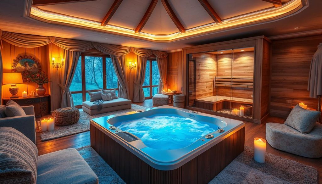 Love Room avec Jacuzzi Sauna